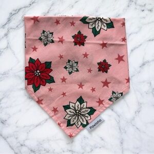 DOG Bandana - Poinsettia - Size L Large